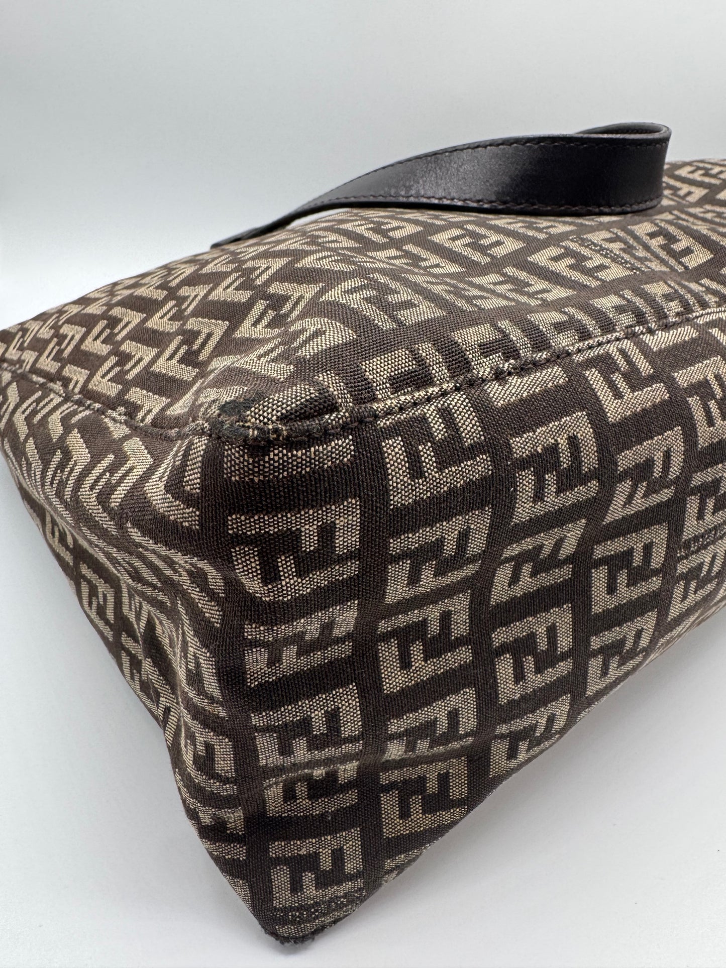 Vintage Fendi Zucchino Tote Bag