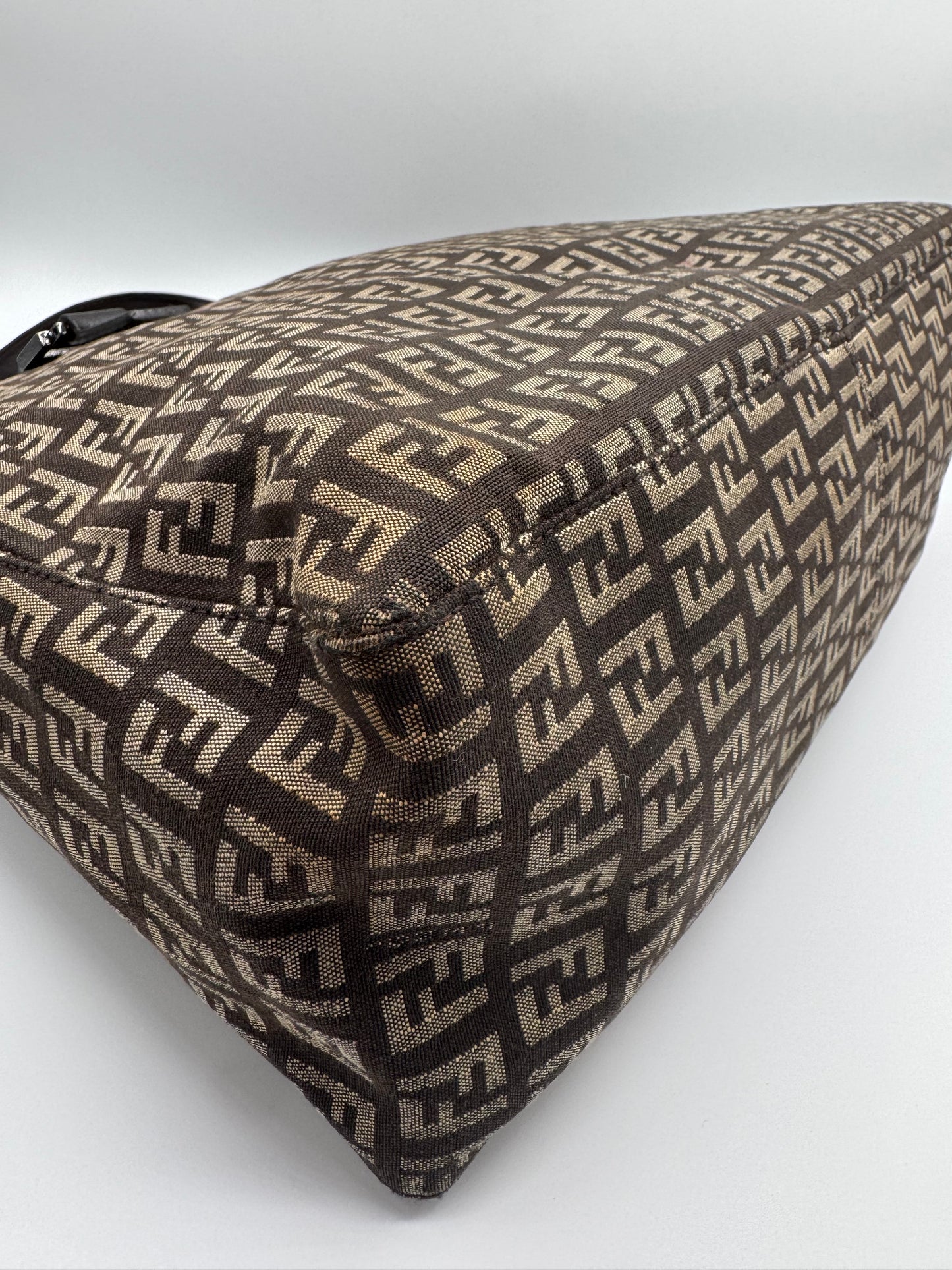 Vintage Fendi Zucchino Tote Bag