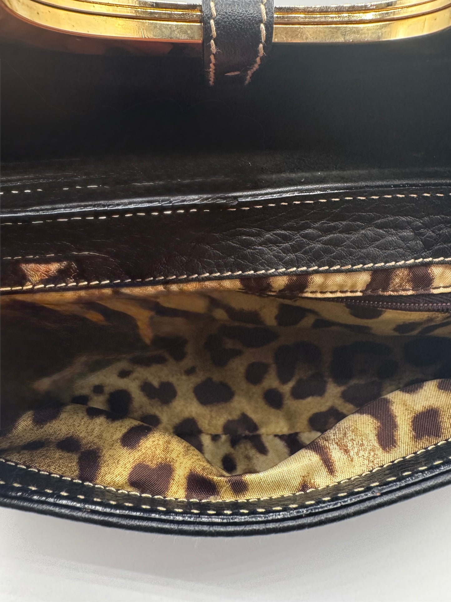 Vintage Dolce & Gabbana Leather Shoulder Bag
