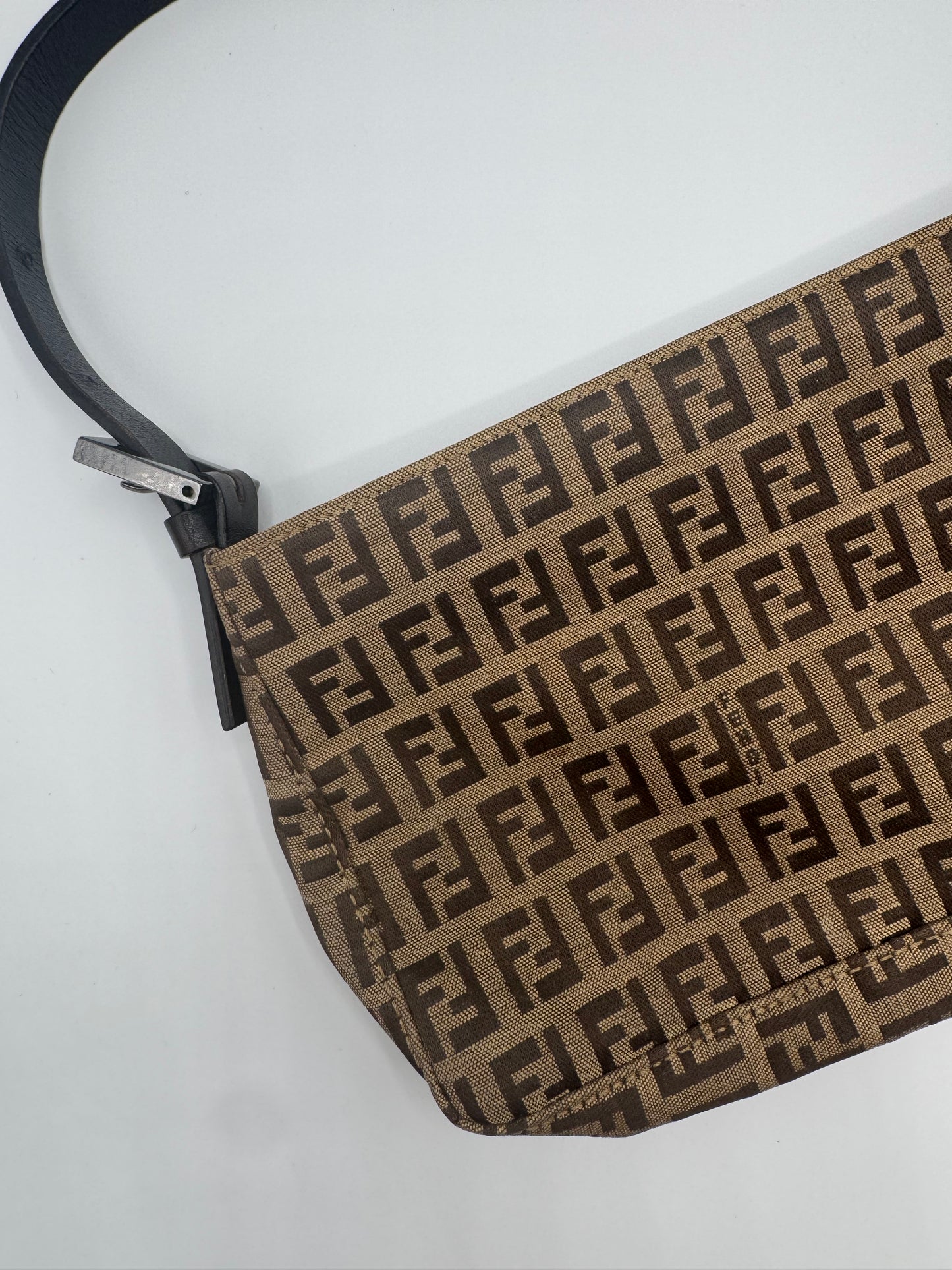 Vintage Fendi Zucchino Pouchette Bag