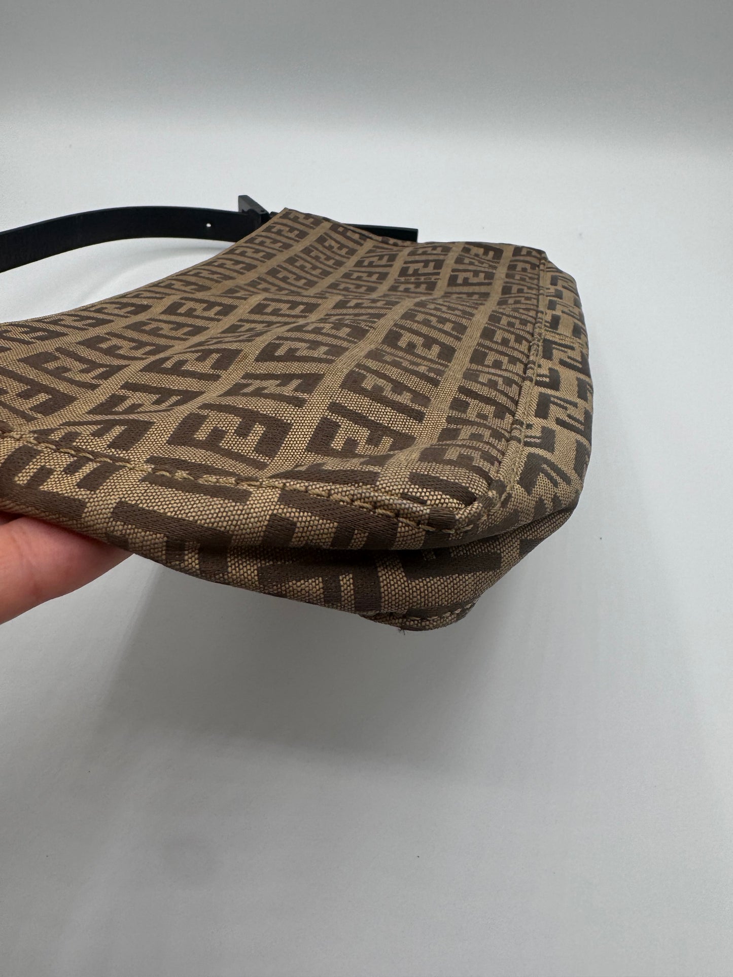 Vintage Fendi Zucchino Pouchette Bag