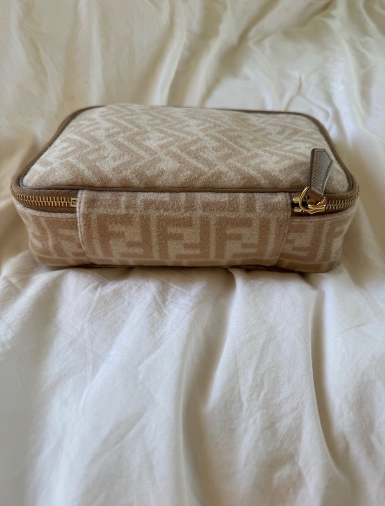 Vintage Fendi Wool Toiletry Bag