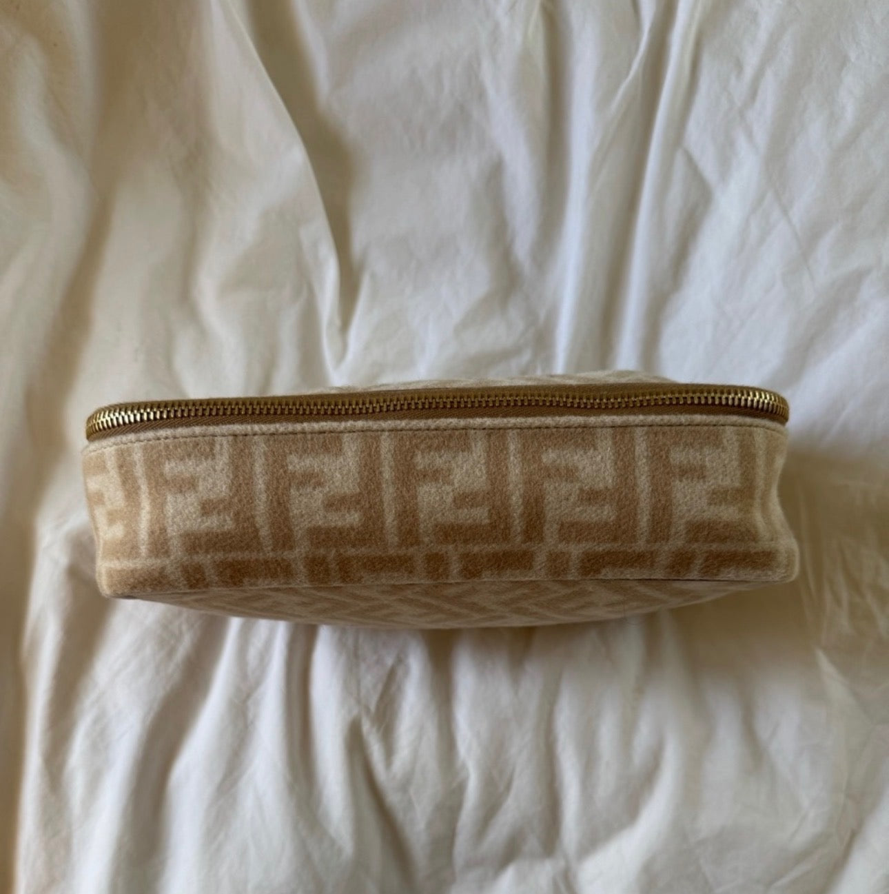 Vintage Fendi Wool Toiletry Bag