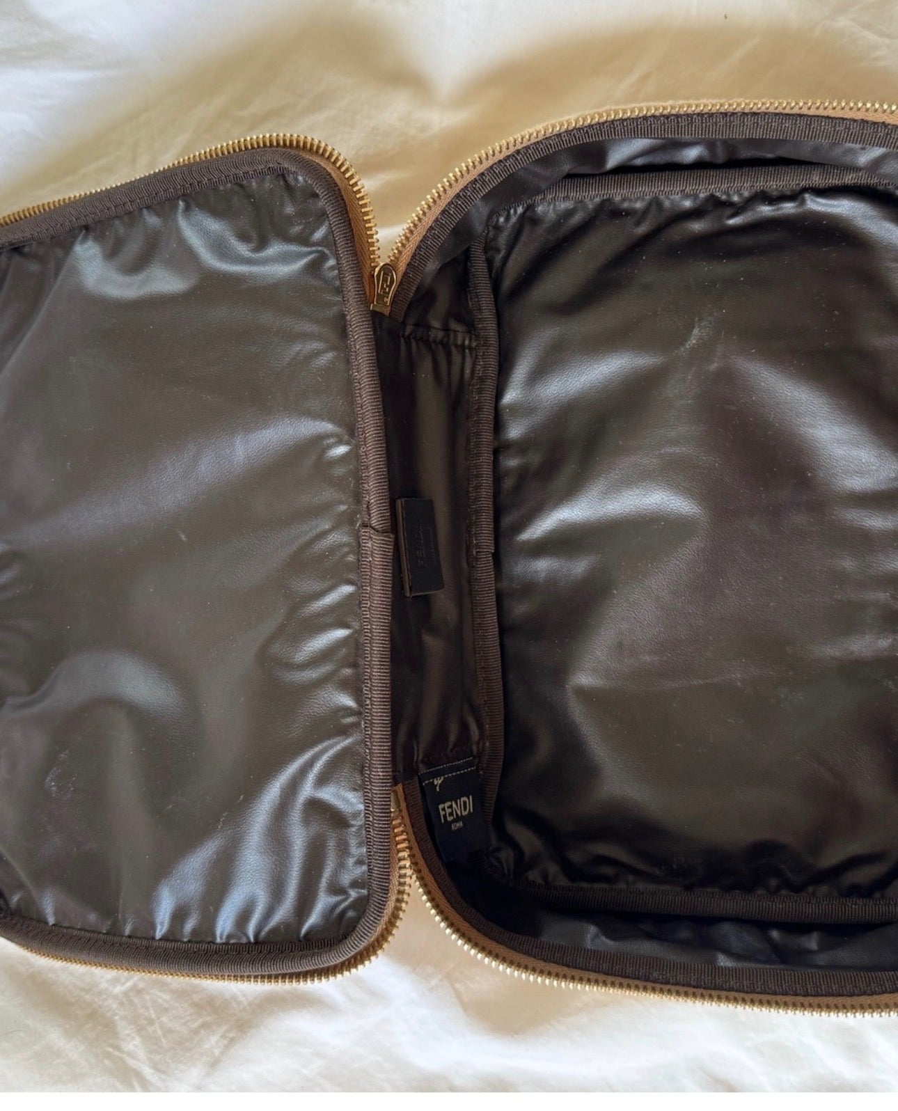 Vintage Fendi Wool Toiletry Bag
