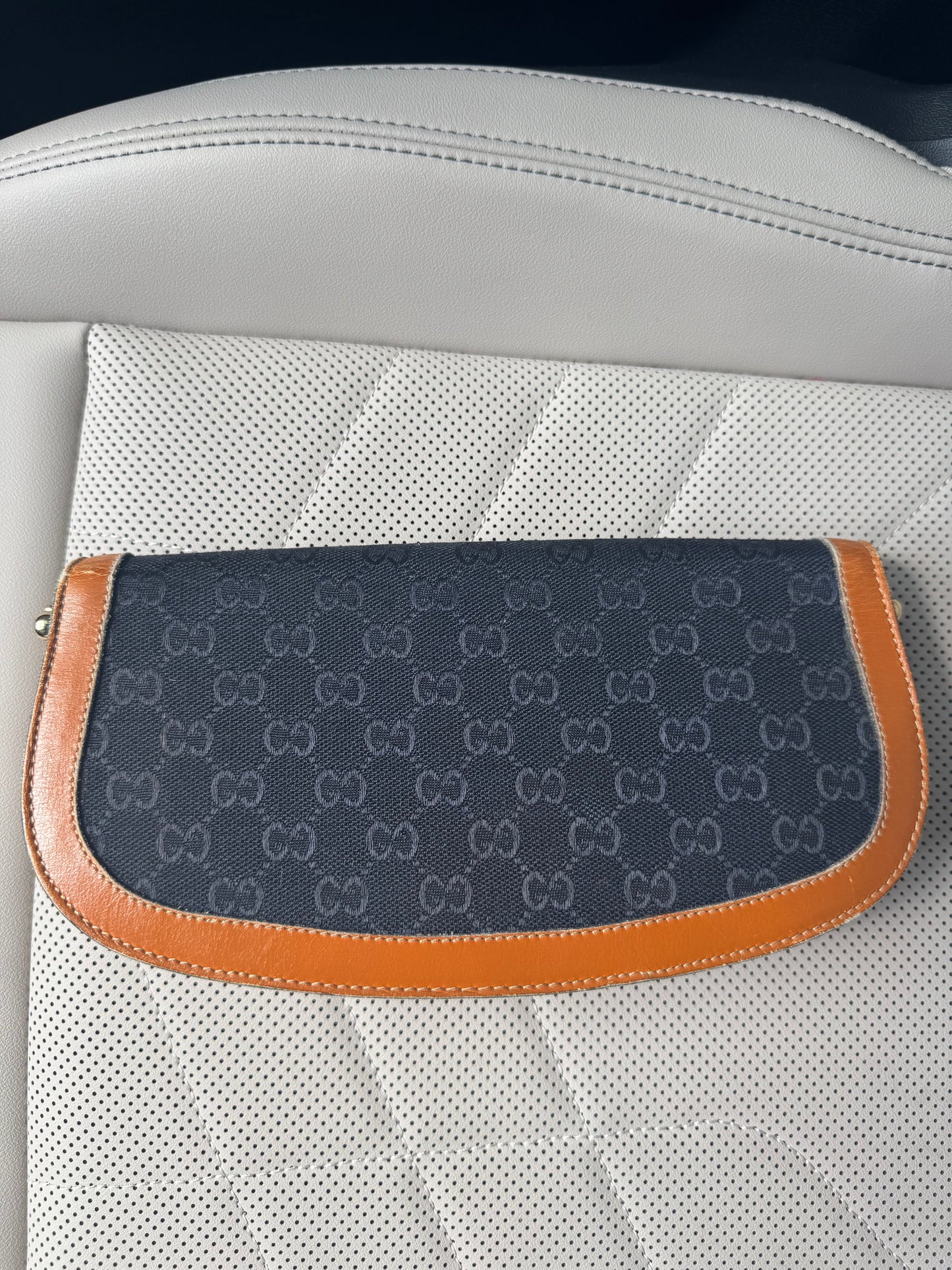Vintage Gucci Denim Clutch