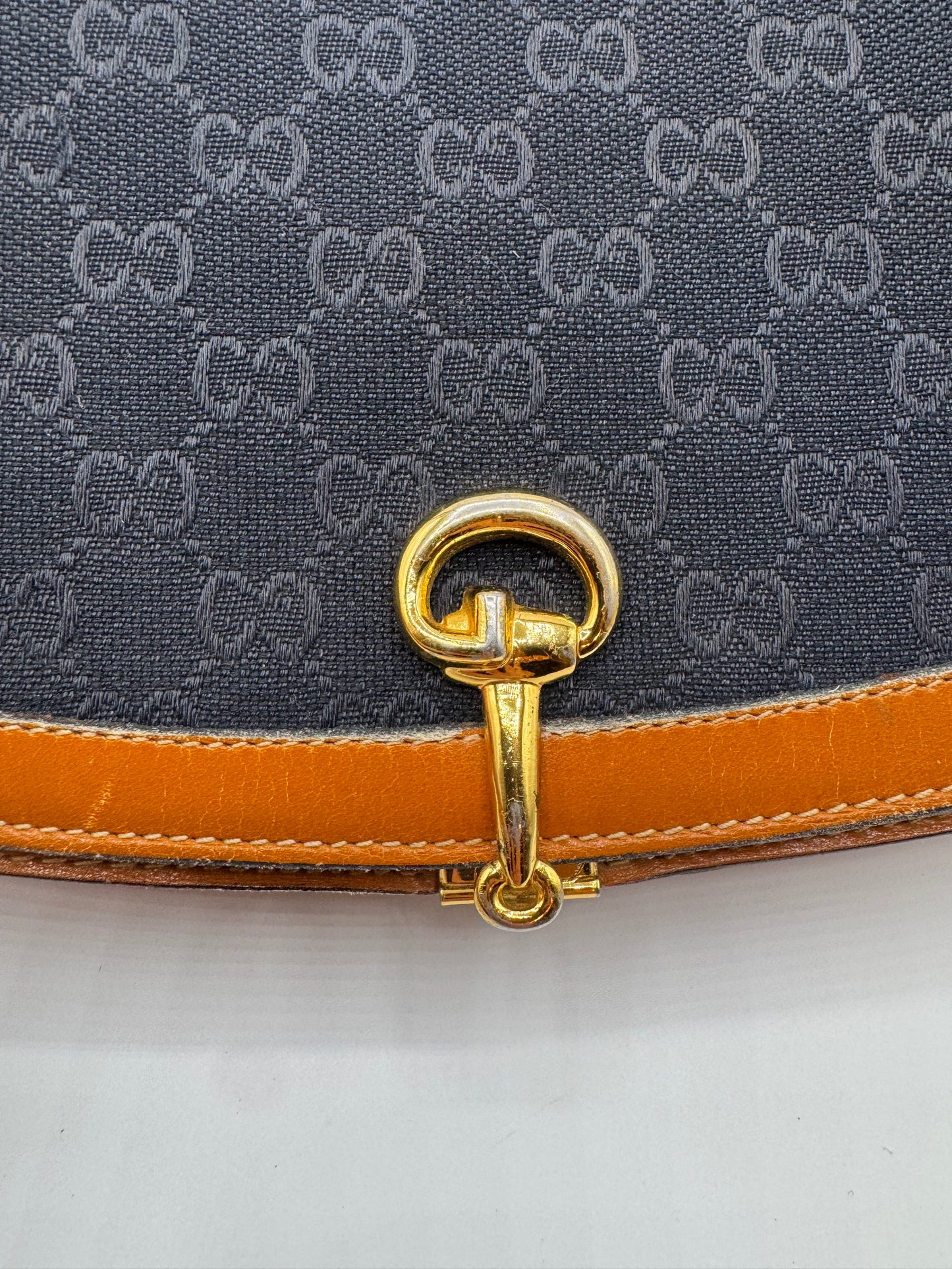 Vintage Gucci Denim Clutch