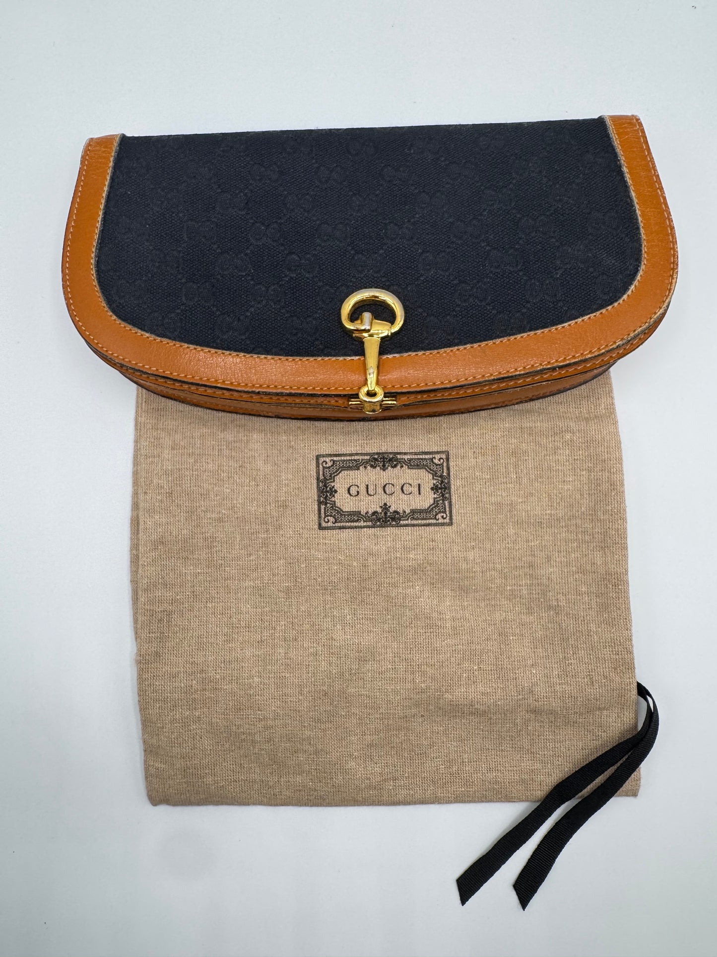 Vintage Gucci Denim Clutch