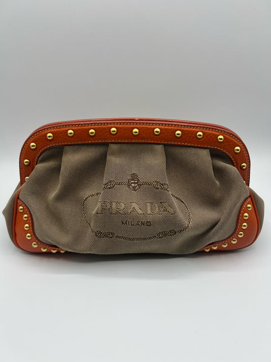 Vintage Prada Stud Clutch