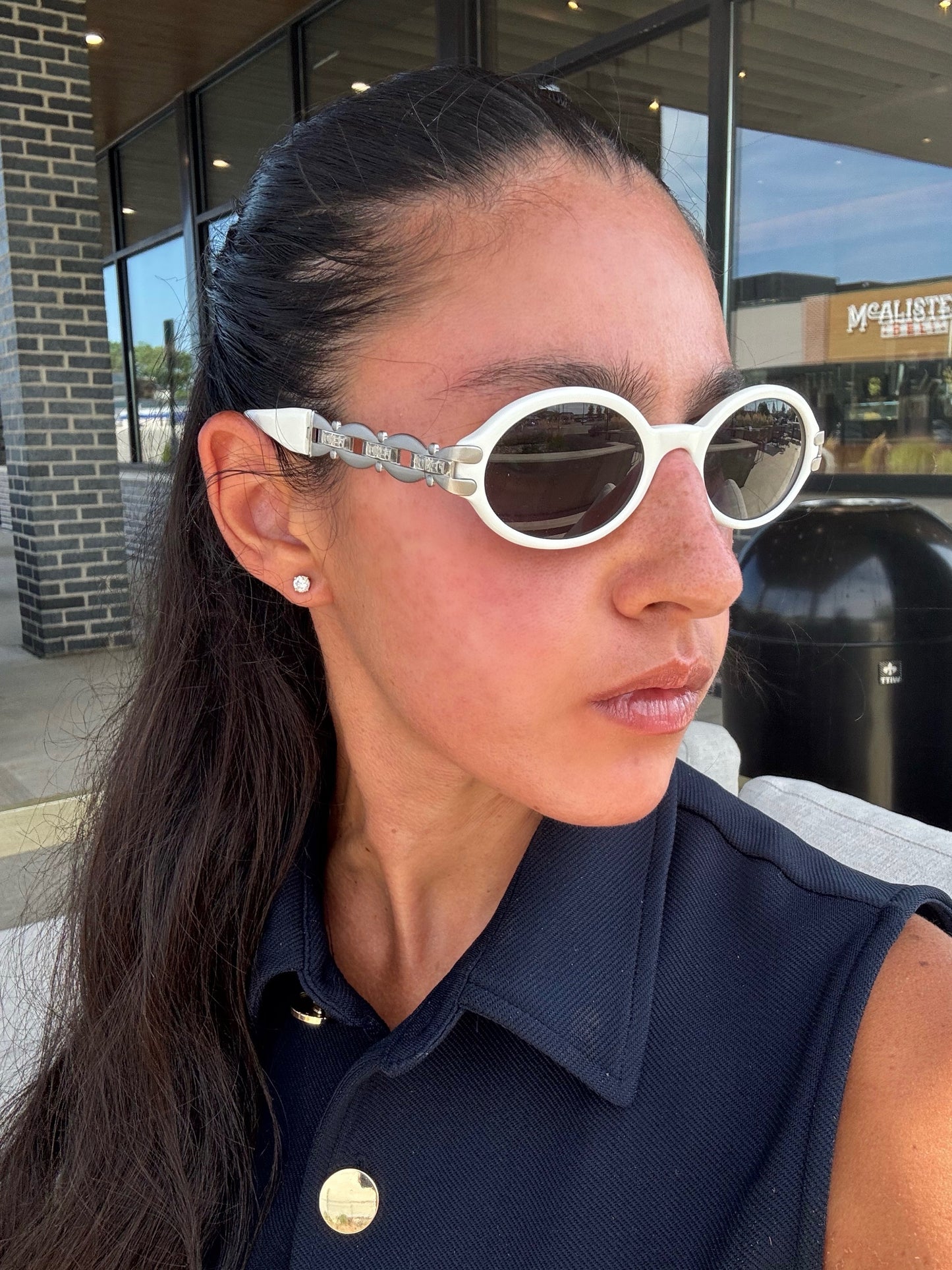 Fendi White Sunglasses