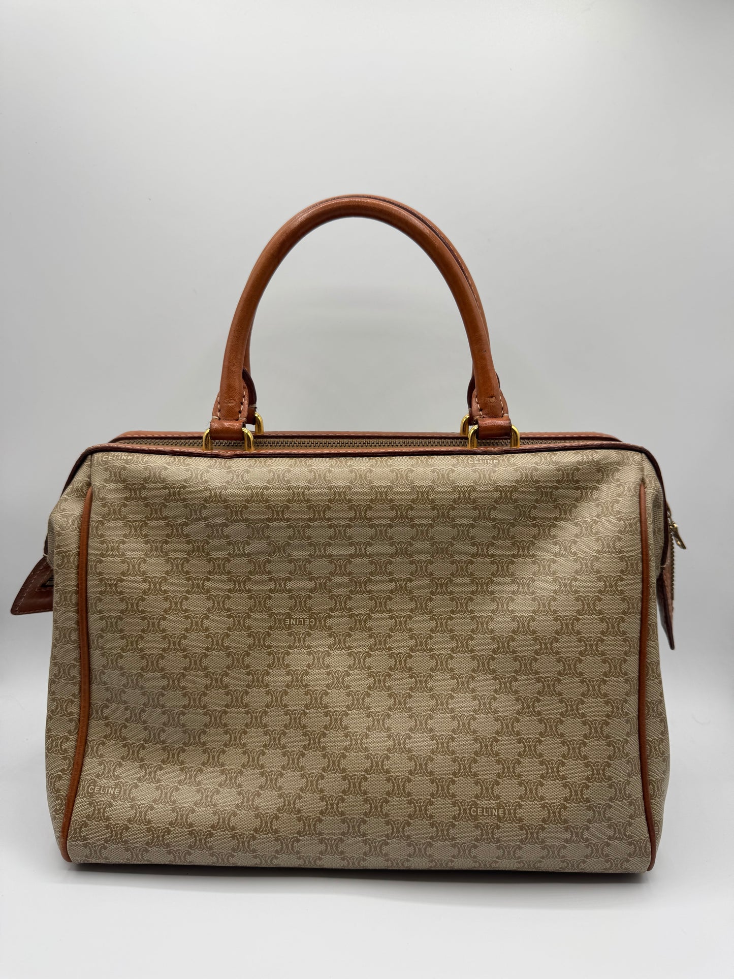 Vintage Celine Boston Bag with Strap