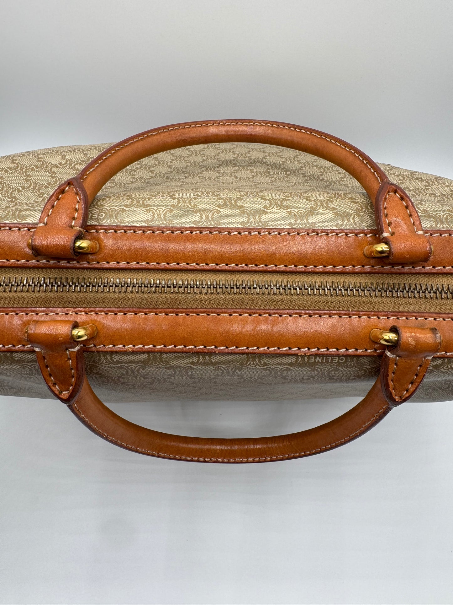 Vintage Celine Boston Bag with Strap