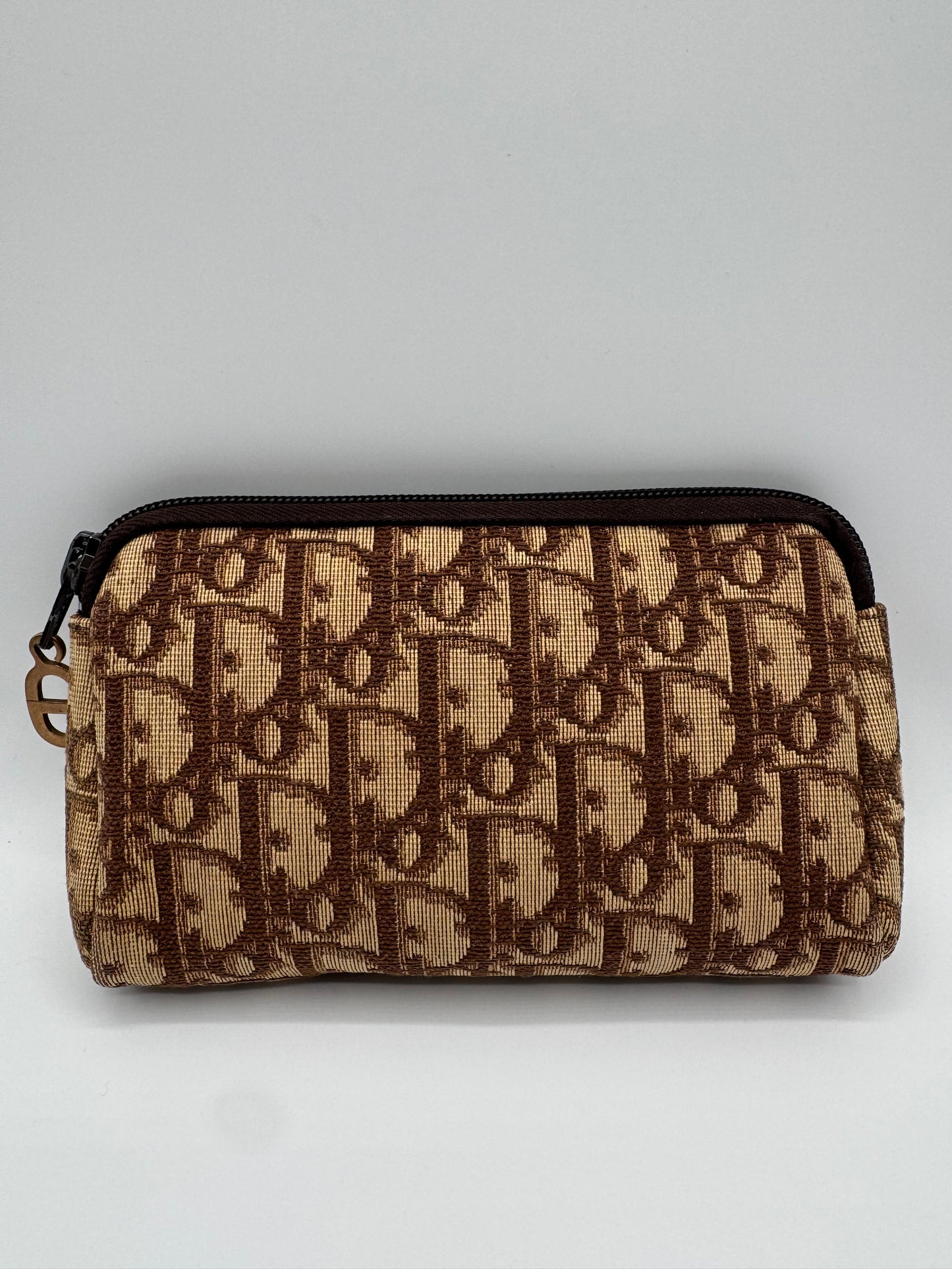 Vintage Dior Trotter Pouch/Mini Clutch- Brown