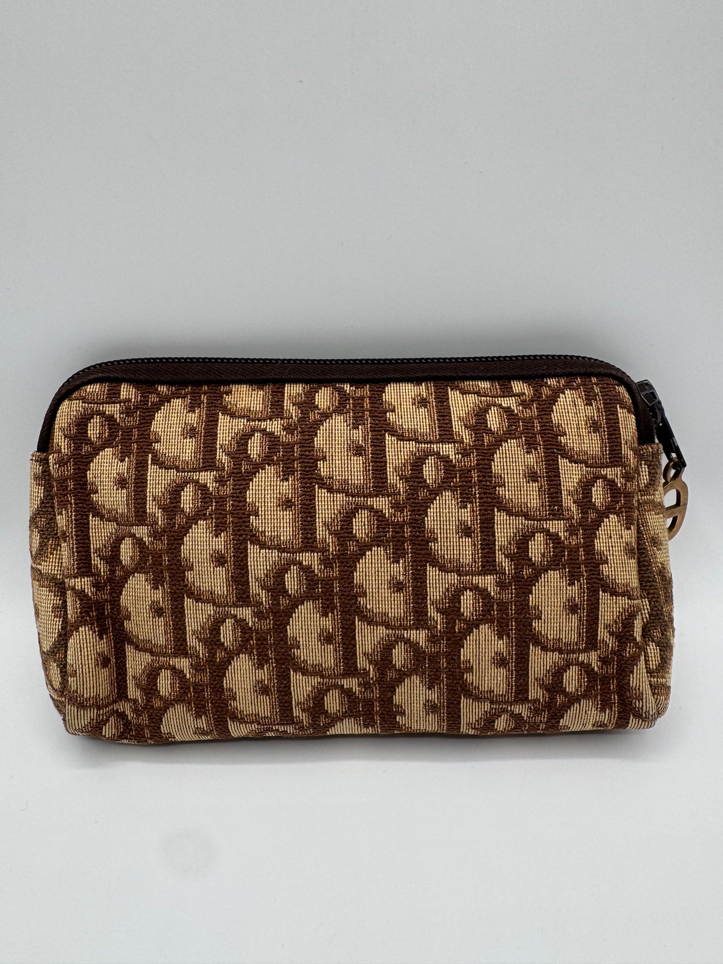 Vintage Dior Trotter Pouch/Mini Clutch- Brown