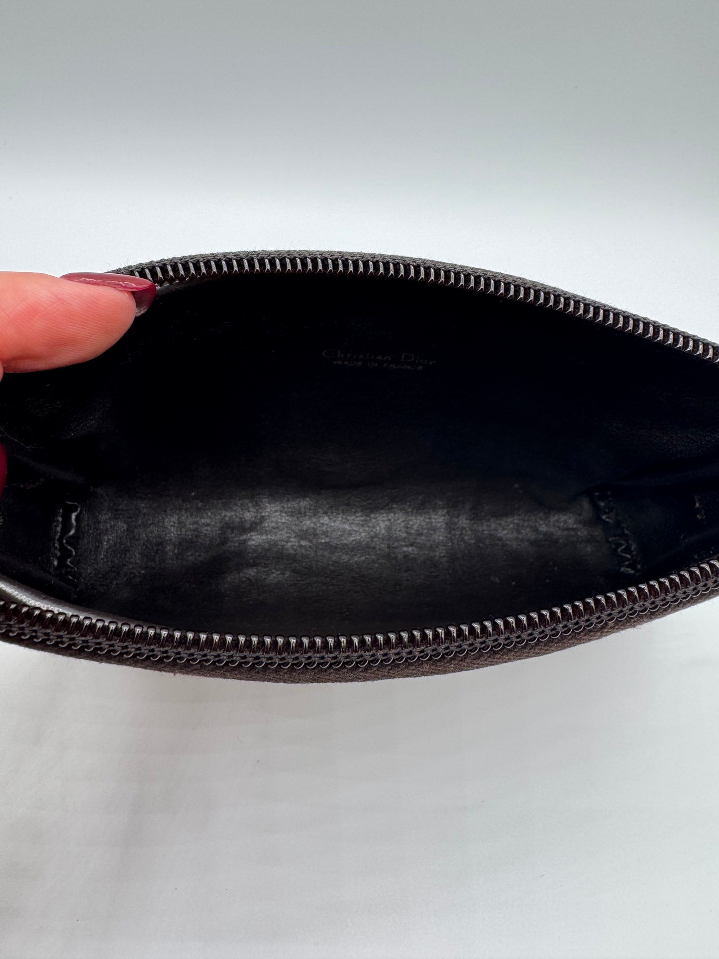 Vintage Dior Trotter Pouch/Mini Clutch- Brown